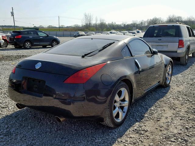 JN1BZ34D17M505967 - 2007 NISSAN 350Z COUPE BLACK photo 4