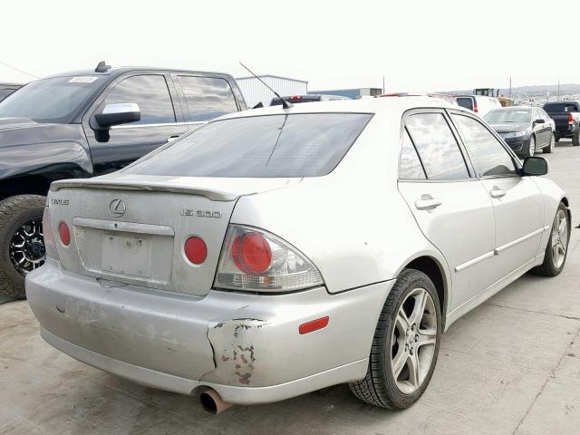 JTHBD192030069040 - 2003 LEXUS IS 300 SILVER photo 4