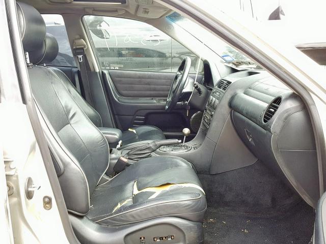 JTHBD192030069040 - 2003 LEXUS IS 300 SILVER photo 5