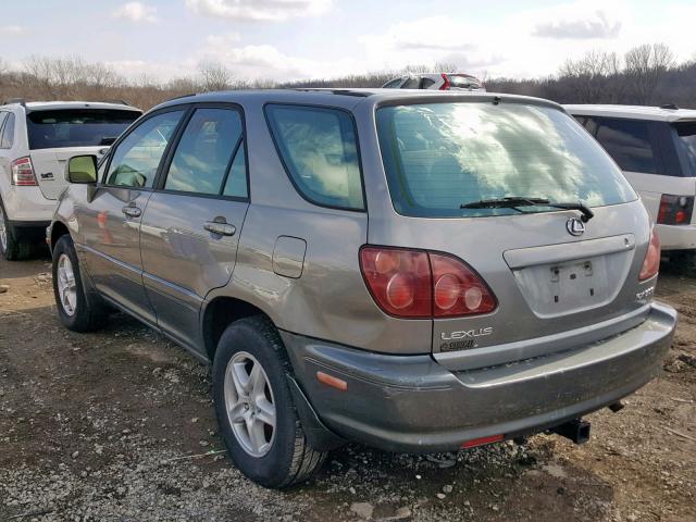 JT6HF10U8Y0140603 - 2000 LEXUS RX 300 SILVER photo 3