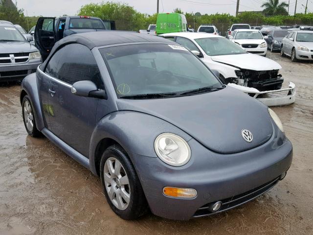 3VWCD31Y34M345322 - 2004 VOLKSWAGEN NEW BEETLE Grau Foto 1