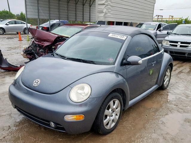 3VWCD31Y34M345322 - 2004 VOLKSWAGEN NEW BEETLE Grau Foto 2