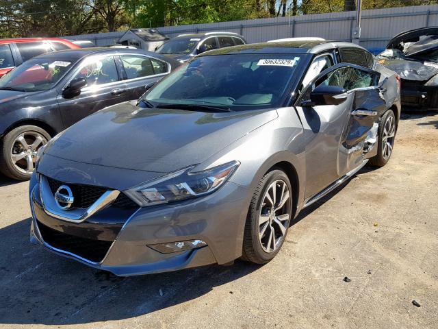 1N4AA6AP4HC407285 - 2017 NISSAN MAXIMA 3.5 GRAY photo 2