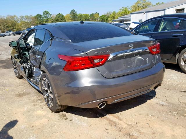 1N4AA6AP4HC407285 - 2017 NISSAN MAXIMA 3.5 GRAY photo 3