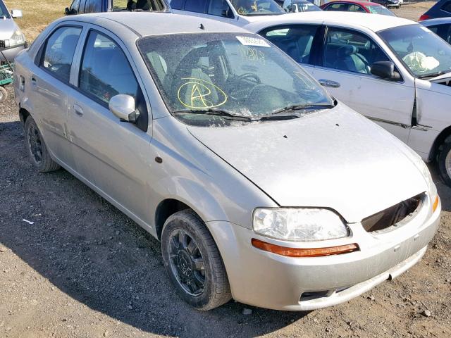 KL1TJ52614B167378 - 2004 CHEVROLET AVEO LS SILVER photo 1