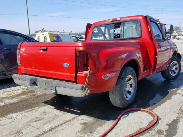 1FTCR10U0VUC01098 - 1997 FORD RANGER RED photo 4