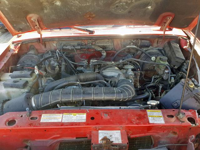 1FTCR10U0VUC01098 - 1997 FORD RANGER RED photo 7