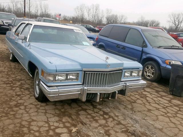 6B69S50211148 - 1975 CADILLAC FLEETWOOD BLUE photo 1