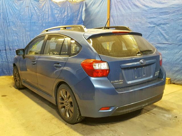 JF1GPAP6XG8240037 - 2016 SUBARU IMPREZA SP BLUE photo 3