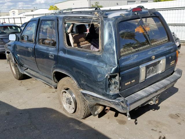 JT3VN39W8S0191335 - 1995 TOYOTA 4RUNNER VN GREEN photo 3