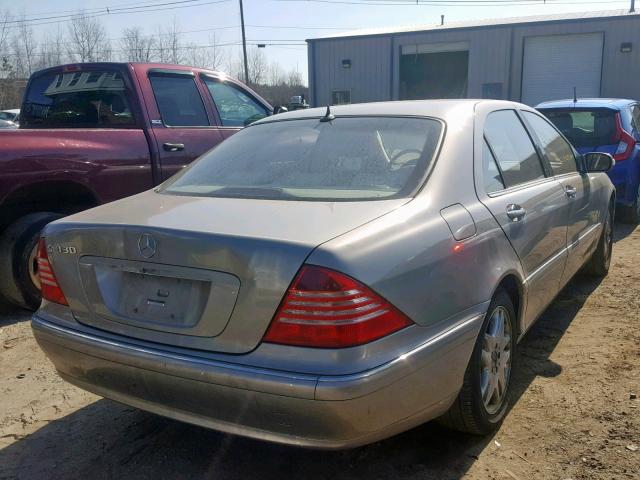 WDBNG70J83A345194 - 2003 MERCEDES-BENZ S 430 BEIGE photo 4