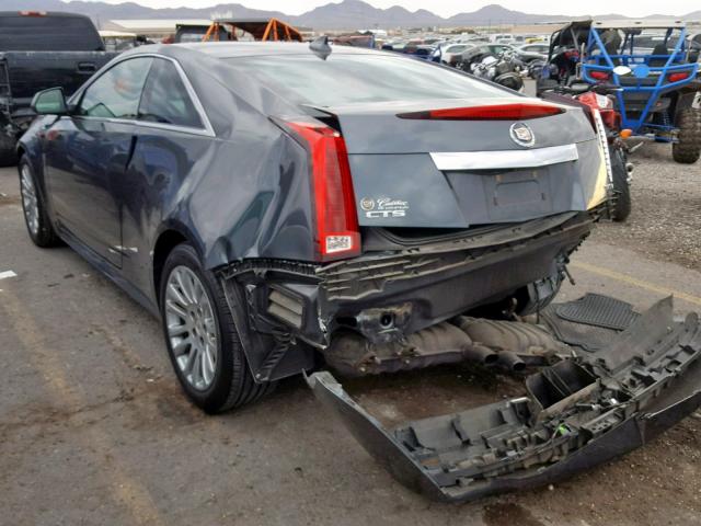 1G6DJ1ED4B0120423 - 2011 CADILLAC CTS PERFOR CHARCOAL photo 3