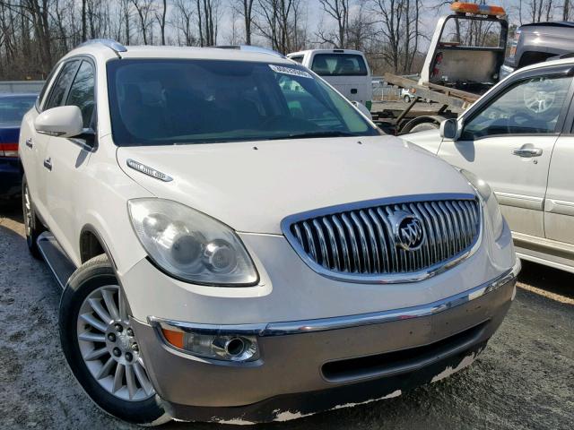 5GALRBED9AJ121911 - 2010 BUICK ENCLAVE CX WHITE photo 1