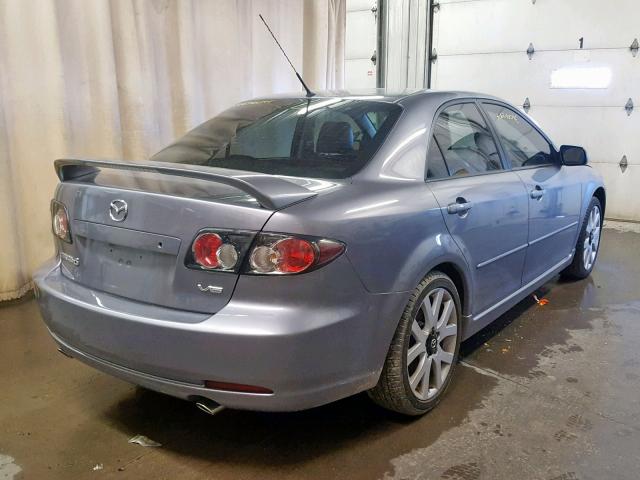 1YVHP81D075M64489 - 2007 MAZDA 6 S GRAY photo 4