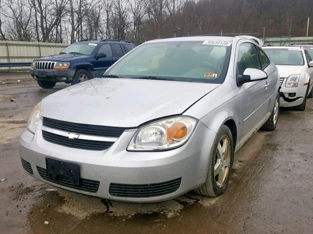 1G1AL15F267656241 - 2006 CHEVROLET COBALT LT SILVER photo 2