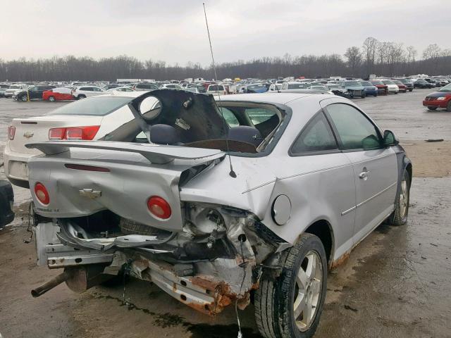 1G1AL15F267656241 - 2006 CHEVROLET COBALT LT SILVER photo 4