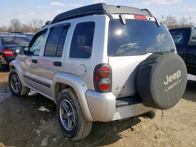 1J4GL38K14W186710 - 2004 JEEP LIBERTY RE SILVER photo 3