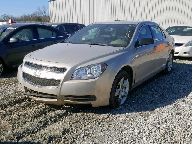 1G1ZB5EB5AF263892 - 2010 CHEVROLET MALIBU LS BROWN photo 2