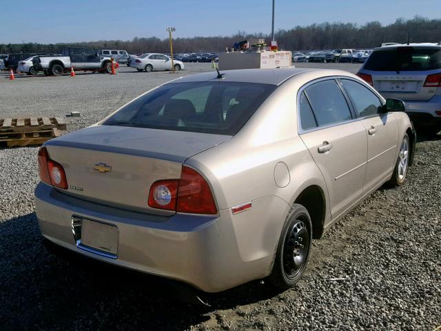 1G1ZB5EB5AF263892 - 2010 CHEVROLET MALIBU LS BROWN photo 4