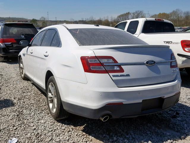 1FAHP2E8XDG183967 - 2013 FORD TAURUS SEL WHITE photo 3