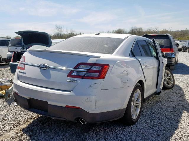 1FAHP2E8XDG183967 - 2013 FORD TAURUS SEL WHITE photo 4