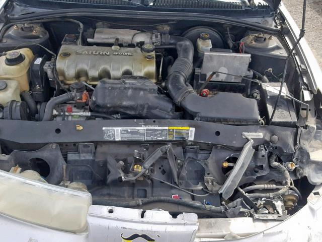 1G8ZH52811Z211862 - 2001 SATURN SL1 GRAY photo 7