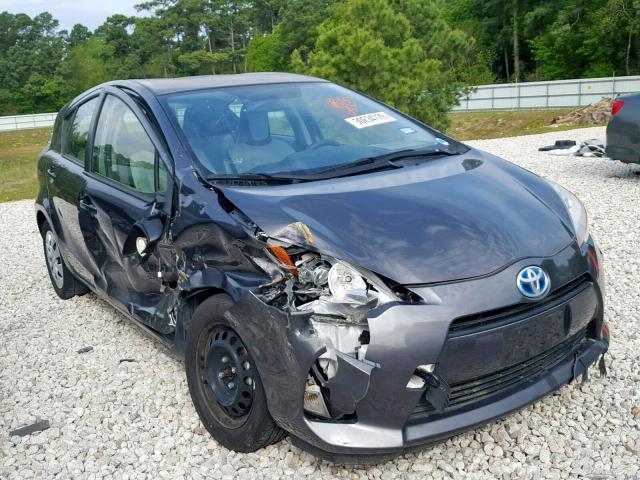 JTDKDTB38D1058640 - 2013 TOYOTA PRIUS C GRAY photo 1