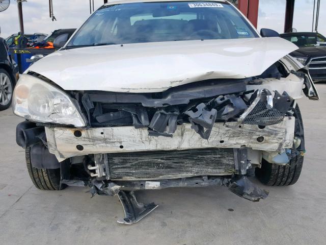 1G2ZF58B874108205 - 2007 PONTIAC G6 VALUE L WHITE photo 9