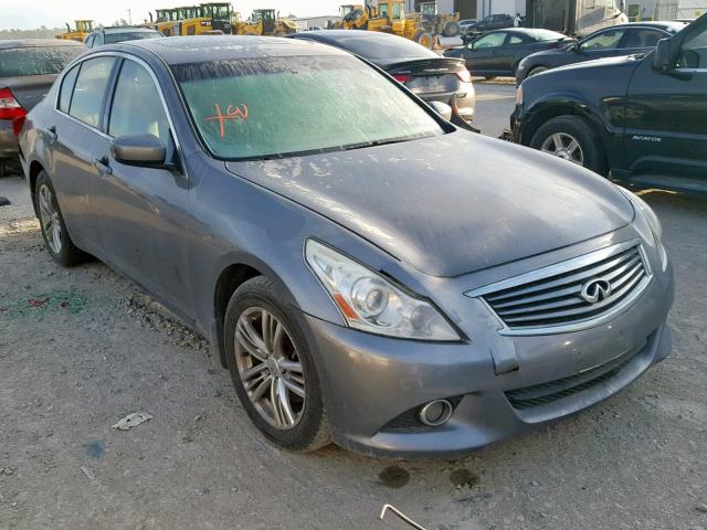 JN1CV6AR4DM761744 - 2013 INFINITI G37 GRAY photo 1