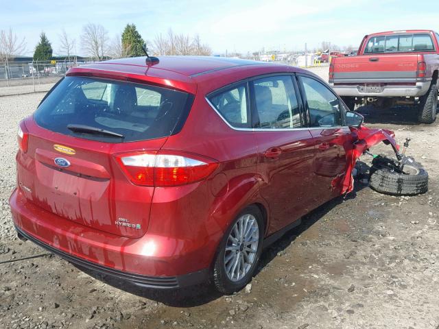 1FADP5BU4GL108971 - 2016 FORD C-MAX SEL MAROON photo 4