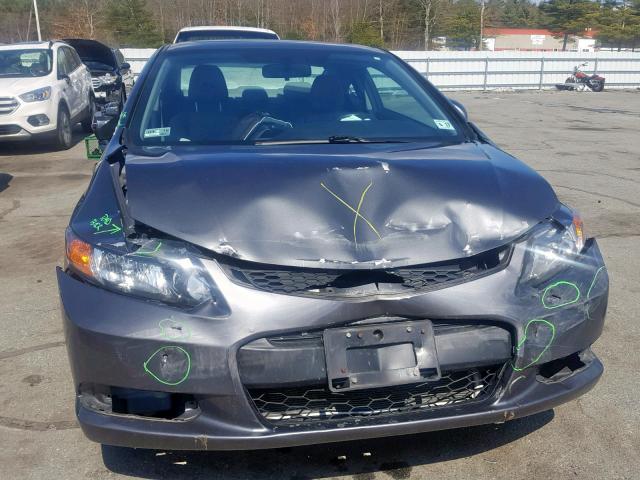 2HGFG3B19CH541918 - 2012 HONDA CIVIC EXL GRAY photo 9