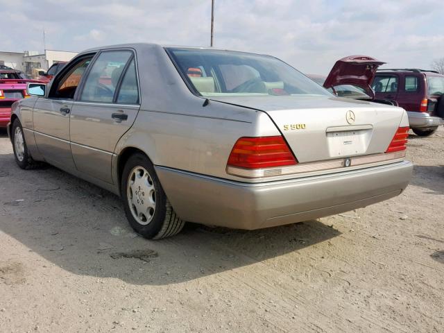 WDBGA51E2RA163628 - 1994 MERCEDES-BENZ S 500 GOLD photo 3