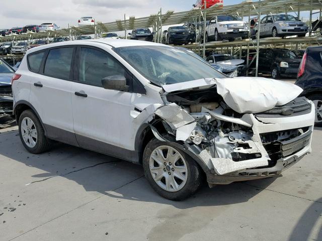 1FMCU0F71EUE01204 - 2014 FORD ESCAPE S WHITE photo 1