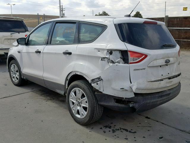 1FMCU0F71EUE01204 - 2014 FORD ESCAPE S WHITE photo 3