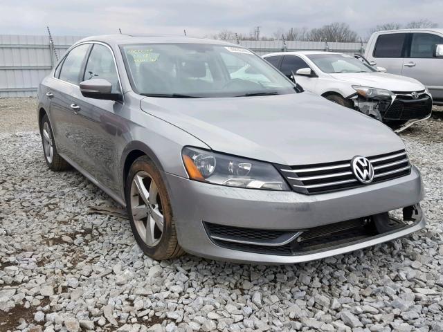 1VWBP7A39DC146758 - 2013 VOLKSWAGEN PASSAT SE SILVER photo 1