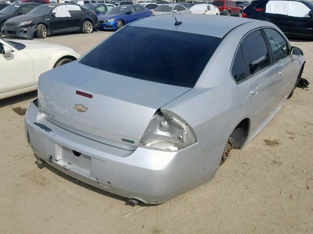 2G1WG5E37D1238761 - 2013 CHEVROLET IMPALA LT SILVER photo 4