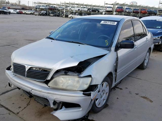 JA3AJ26E03U074143 - 2003 MITSUBISHI LANCER ES SILVER photo 2