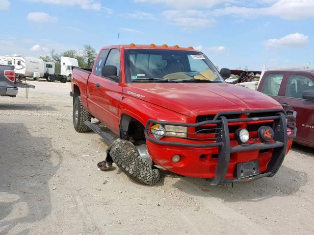 3B7KF2369YG155690 - 2000 DODGE RAM 2500 RED photo 1