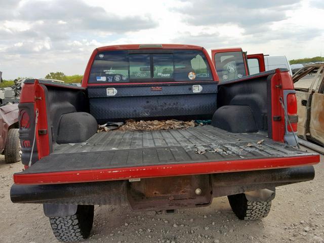 3B7KF2369YG155690 - 2000 DODGE RAM 2500 RED photo 9