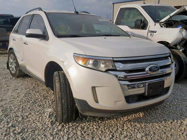 2FMDK3JC3BBB24038 - 2011 FORD EDGE SEL WHITE photo 1