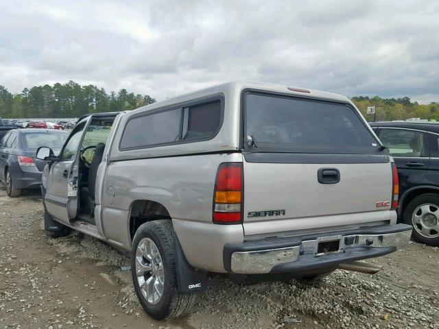 1GTEC19X65Z200306 - 2005 GMC NEW SIERRA GRAY photo 3