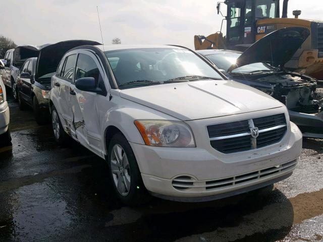 1B3HB48B77D554196 - 2007 DODGE CALIBER SX WHITE photo 1