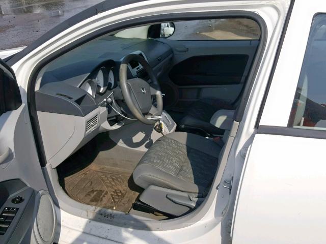 1B3HB48B77D554196 - 2007 DODGE CALIBER SX WHITE photo 5