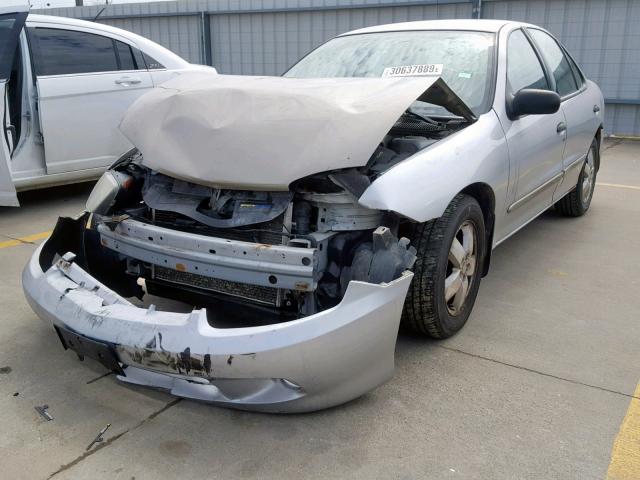 1G1JF52F137129161 - 2003 CHEVROLET CAVALIER L GRAY photo 2