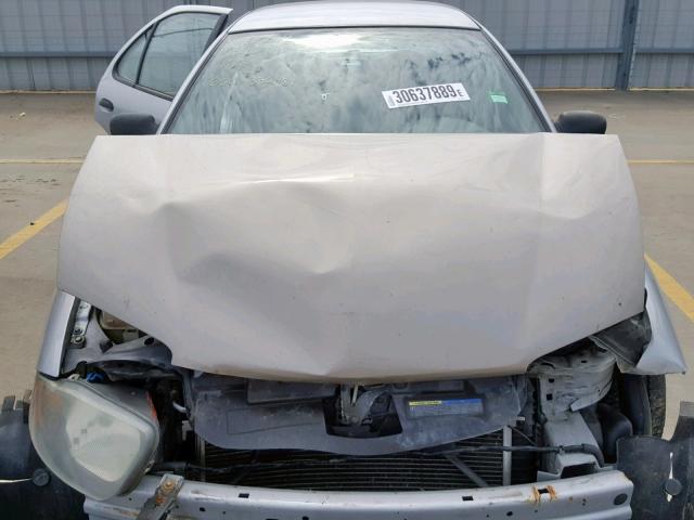 1G1JF52F137129161 - 2003 CHEVROLET CAVALIER L GRAY photo 7