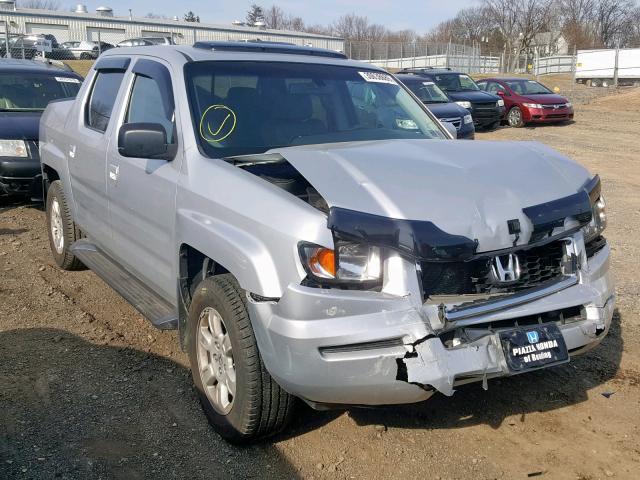 2HJYK16547H515946 - 2007 HONDA RIDGELINE SILVER photo 1