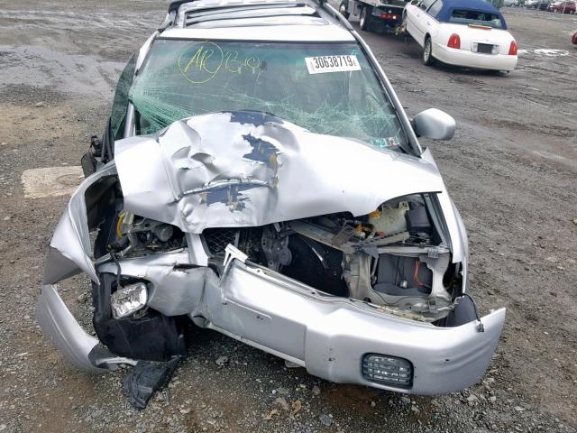 JF1SF65692H710659 - 2002 SUBARU FORESTER S ვერცხლისფერი ფოტო 9