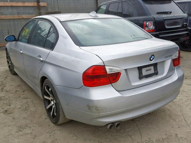 WBAVC53557FZ75454 - 2007 BMW 328 I SULE SILVER photo 3