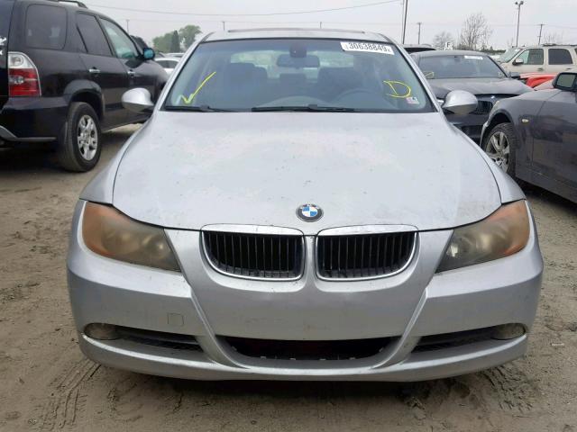 WBAVC53557FZ75454 - 2007 BMW 328 I SULE SILVER photo 9