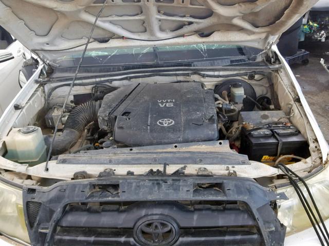 5TETU62N66Z221172 - 2006 TOYOTA TACOMA PRE WHITE photo 7